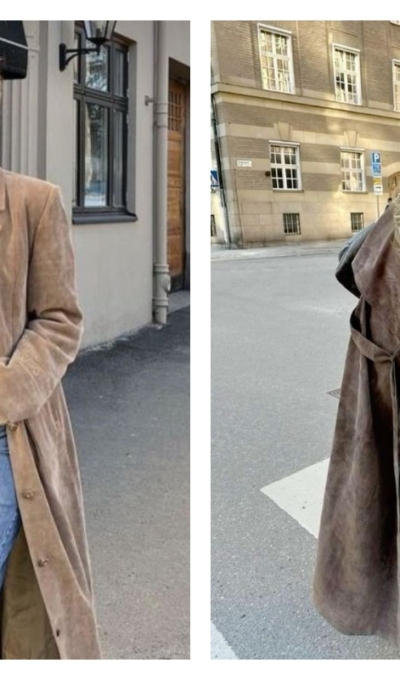 6 idées de looks avec un trench en daim