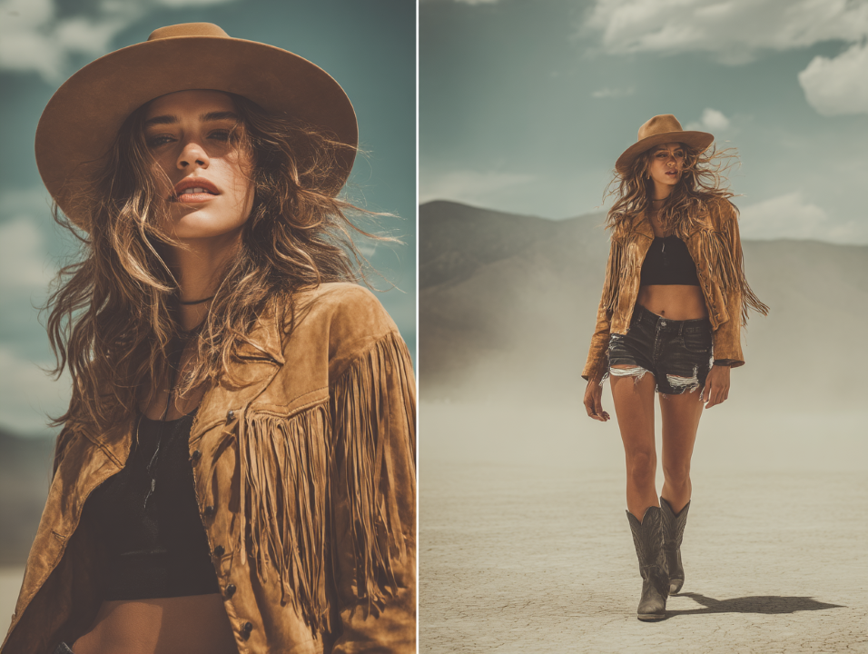 look coachella femme cowgirl