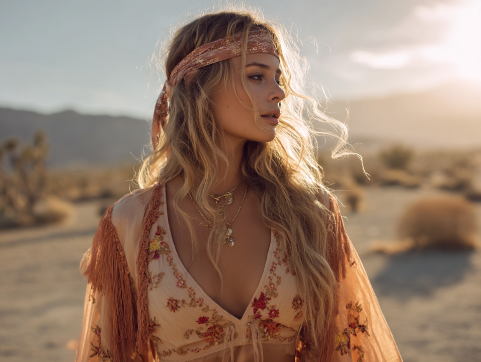 look festival femme boheme