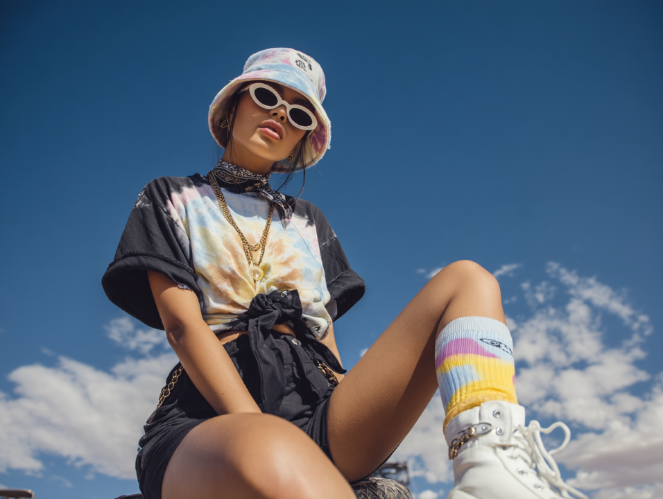 look festival femme sport y2k
