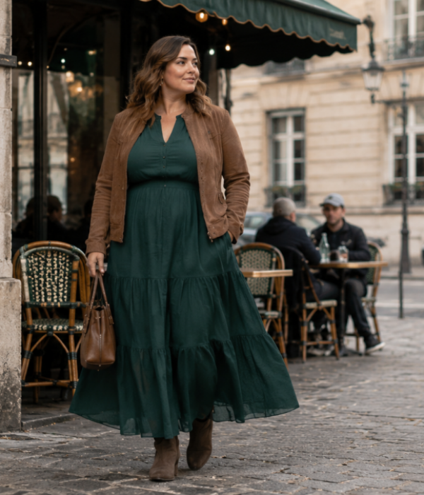 Comment porter une robe longue sans tasser la silhouette ?